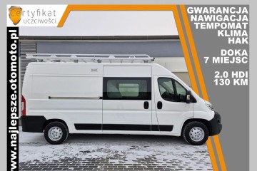 Gwarancja, L3H2, 7 miejsc, Brygadówka, DOKA, tempomat, nawigacja