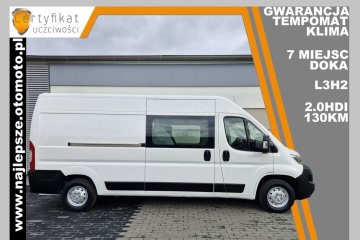 Gwarancja L3H2, 7 miejsc, Brygadówka, DOKA ,, tempomat, klima
