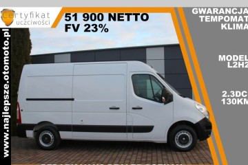 *54 900 netto* L2H2, Gwarancja, 2018 X, klima, tempomat,