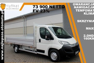 *73 900 netto* MAXI SKRZYNIA, gwarancja, nawigacja, klima, tempomat,