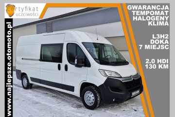 Gwarancja, L3H2, 7 miejsc, Brygadówka, DOKA, tempomat, klima