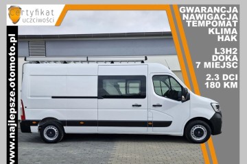 Gwarancja, L3H2, BRYGADÓWKA, 7 miejsc DOKA, nawigacja, tempomat, hak