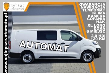 Gwarancja, XL LONG, BRYGADÓWKA, DOKA, 6 miejsc, kamera cofania, klima