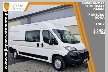 Gwarancja L3H2, 7 miejsc, Brygadówka, DOKA ,, tempomat, klima