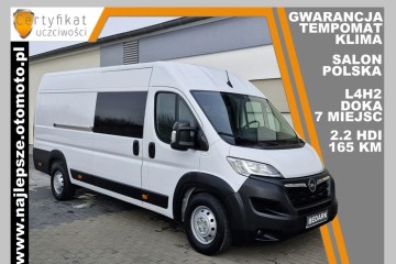 Gwarancja, L4H2, DOKA, 7 miejsc, BRYGADÓWKA, tempomat, klima