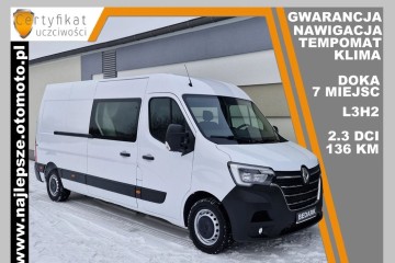 Gwarancja, L3H2, BRYGADÓWKA, 7 miejsc DOKA, nawigacja, klima, tempomat