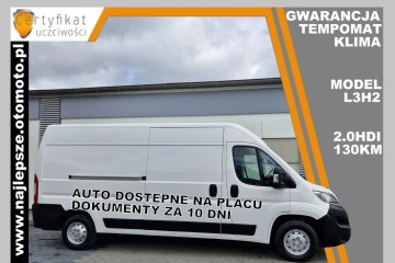 Gwarancja, L3H2, klima, tempomat, czujniki