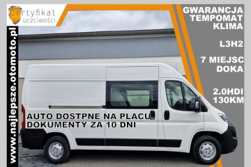 L3H2, 7 miejsc, Brygadówka, DOKA ,gwarancja, tempomat, klima,