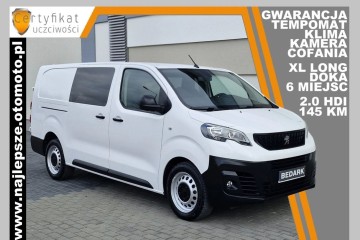 Gwarancja, XL LONG, BRYGADÓWKA, DOKA, 6 miejsc, kamera cofania, klima