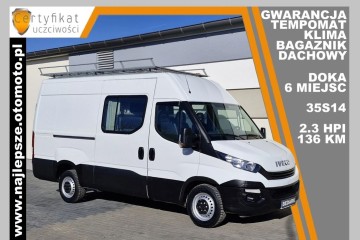 Gwarancja, 35S14, DOKA, 6 miejsc, BRYGADÓWKA, klima, tempomat, hak