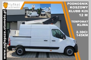 Podnośnik koszowy KLUBB K26, klima, tempomat,
