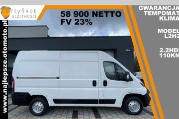 *58 900 netto* L2H2, gwarancja, klima, tempomat