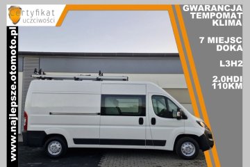 Gwarancja L3H2, 7 miejsc, Brygadówka, DOKA ,, tempomat, klima