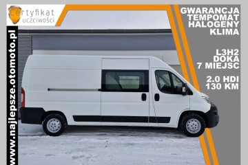 Gwarancja, L3H2, 7 miejsc, Brygadówka, DOKA, tempomat, klima