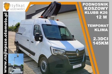Podnośnik koszowy KLUBB K26, klima, tempomat,