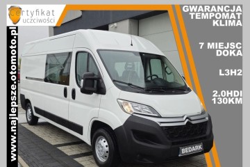 Gwarancja L3H2, 7 miejsc, Brygadówka, DOKA ,, tempomat, klima