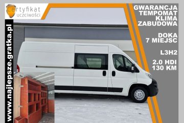 L3H2, 7 miejsc, Brygadówka, DOKA, Gwarancja, tempomat, klima