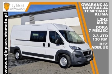 Gwarancja, L3H2 MAXI, DOKA, 7 miejsc, BRYGADÓWKA, nawigacja, tempomat