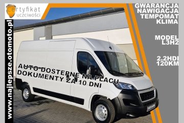 Gwarancja, L3H2, 2021 IX, nawigacja, klima, tempomat, czujniki