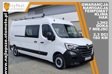 Gwarancja, L3H2, BRYGADÓWKA, 7 miejsc DOKA, nawigacja, tempomat, hak