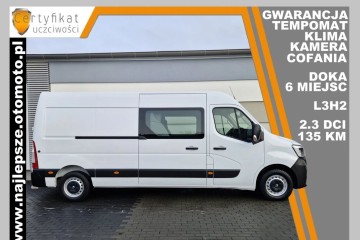 Gwarancja, L3H2, BRYGADÓWKA, 6 miejsc, DOKA, klima, tempomat