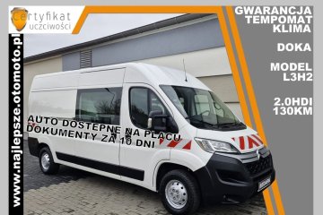 Gwarancja L3H2, 2018 IX, 7 miejsc, Brygadówka, DOKA ,, tempomat, klima