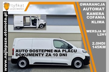 Gwarancja, wersja M, automat, klima, czujniki, kamera cofania