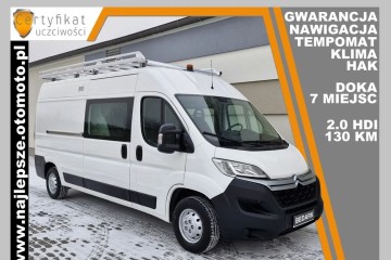 Gwarancja, L3H2, 7 miejsc, Brygadówka, DOKA, tempomat, nawigacja