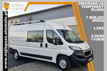 Gwarancja L3H2, 7 miejsc, Brygadówka, DOKA ,, tempomat, klima