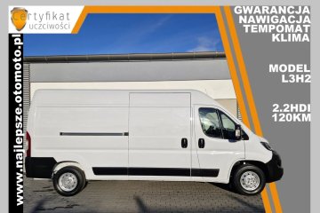 Gwarancja, L3H2, 2021 IX, nawigacja, klima, tempomat, czujniki